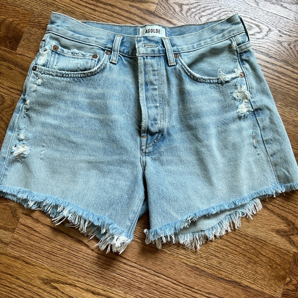 AGOLDE Parker long shorts in parade